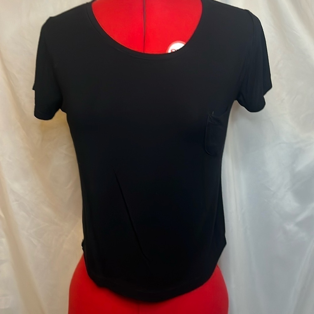 SM24 Top shop crop t shirt with front pocket